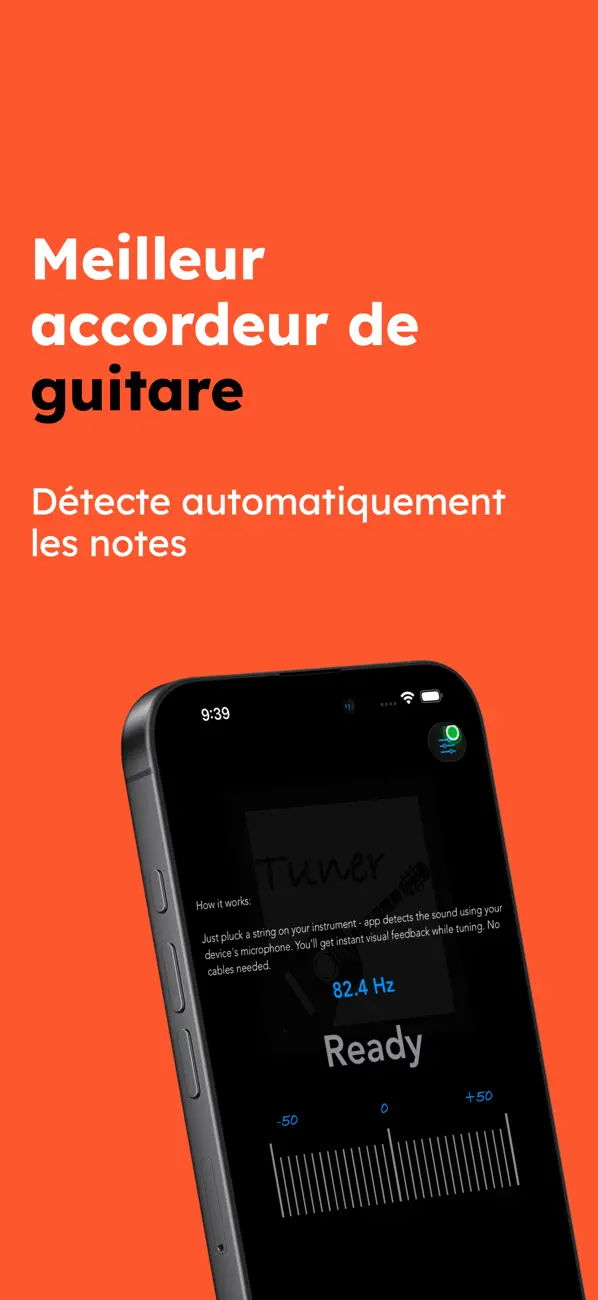 Screenshot #1 pour Accordeur de guitare :