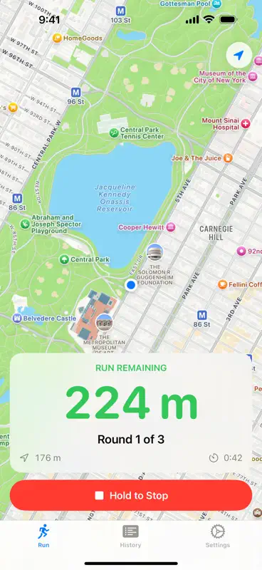 Distance Interval Trainer screenshot 1 of 6
