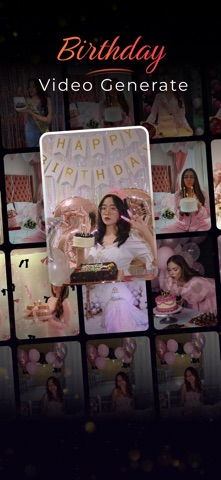 Birthday Song Video Maker screenshot