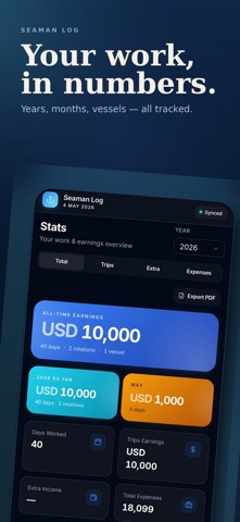 Seaman Log iPhone screenshot