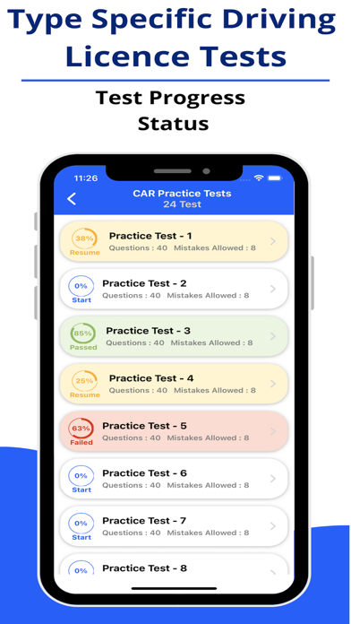 DC DMV Permit Test Screenshot