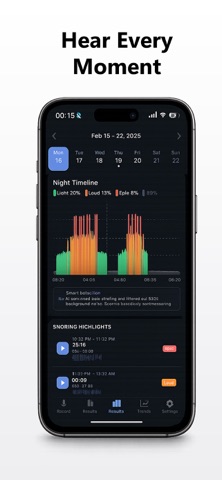SnoreGuard iPhone screenshot