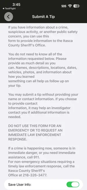 Itasca County Sheriff MN screenshot 3