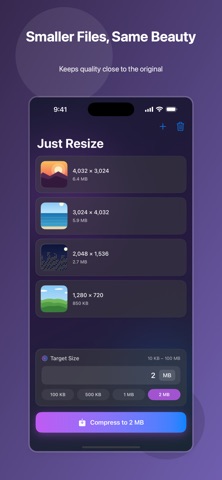 Just Resize: Photo Compressor Screenshot 5 of 6