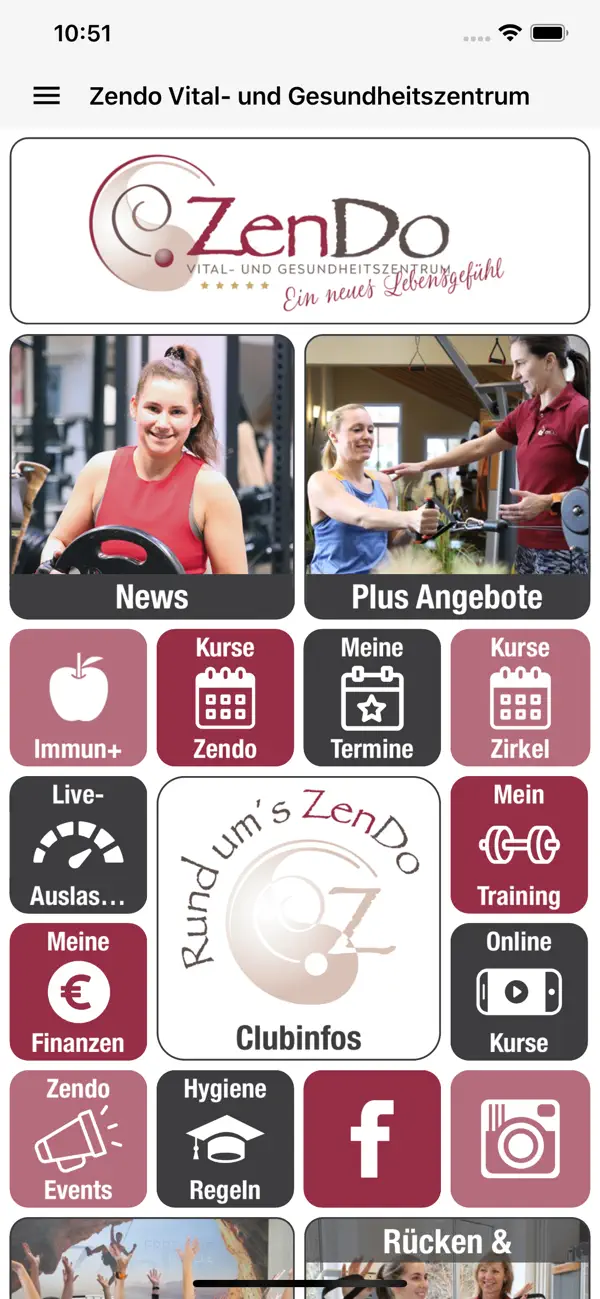 Screenshot #1 pour ZenDo Gesundheitszentrum