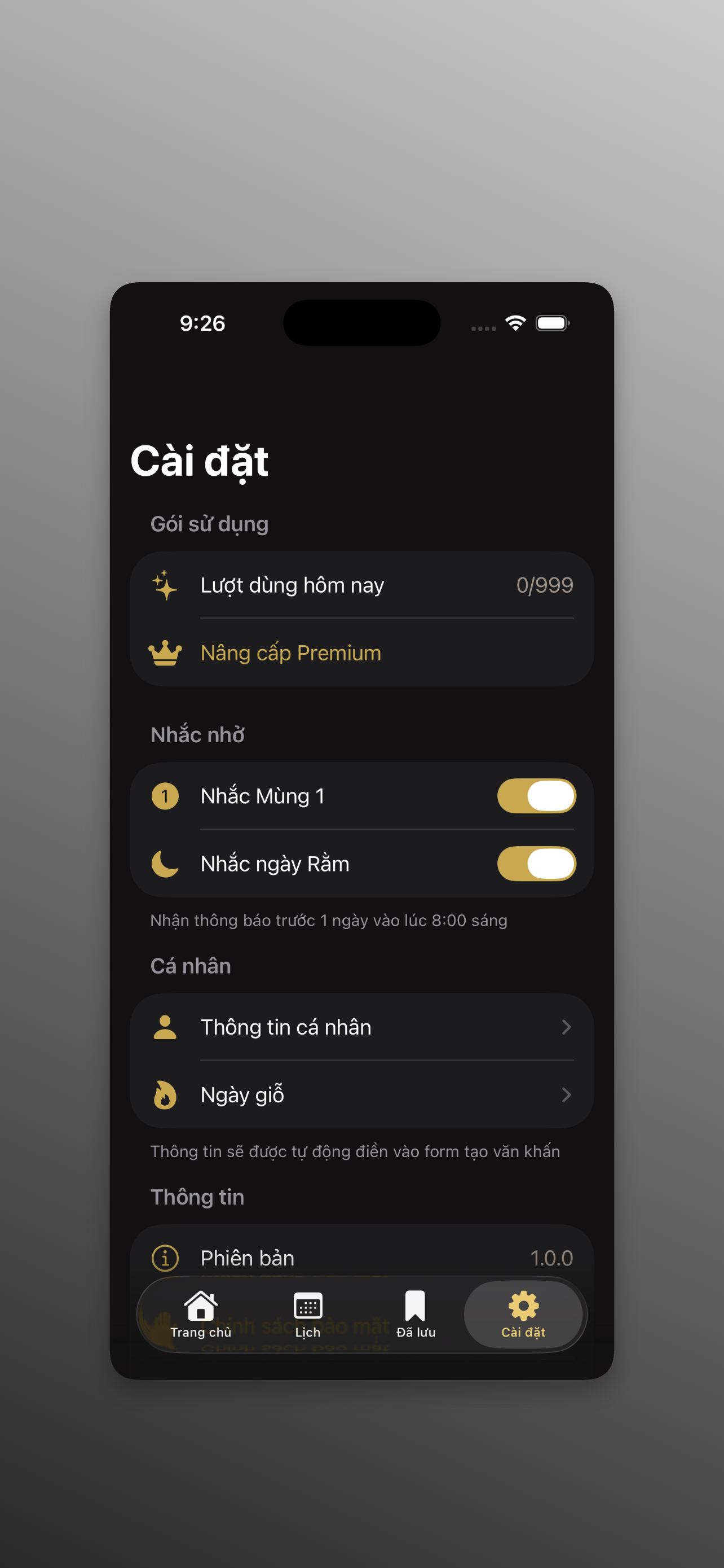 Văn Khấn AI screenshot 10