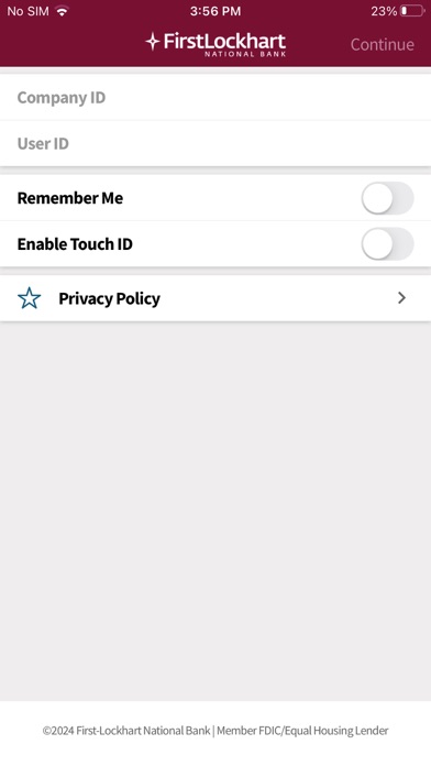 First Lockhart-Business App Screenshot