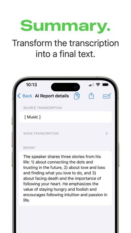 Speech to Text - Transcriber