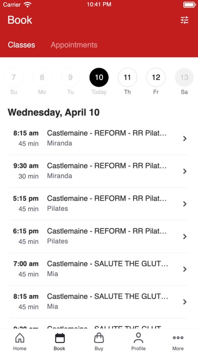 Maine Fitness Screenshot