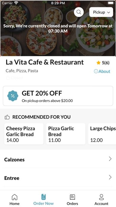 La Vita Cafe And Restaurant Screenshot