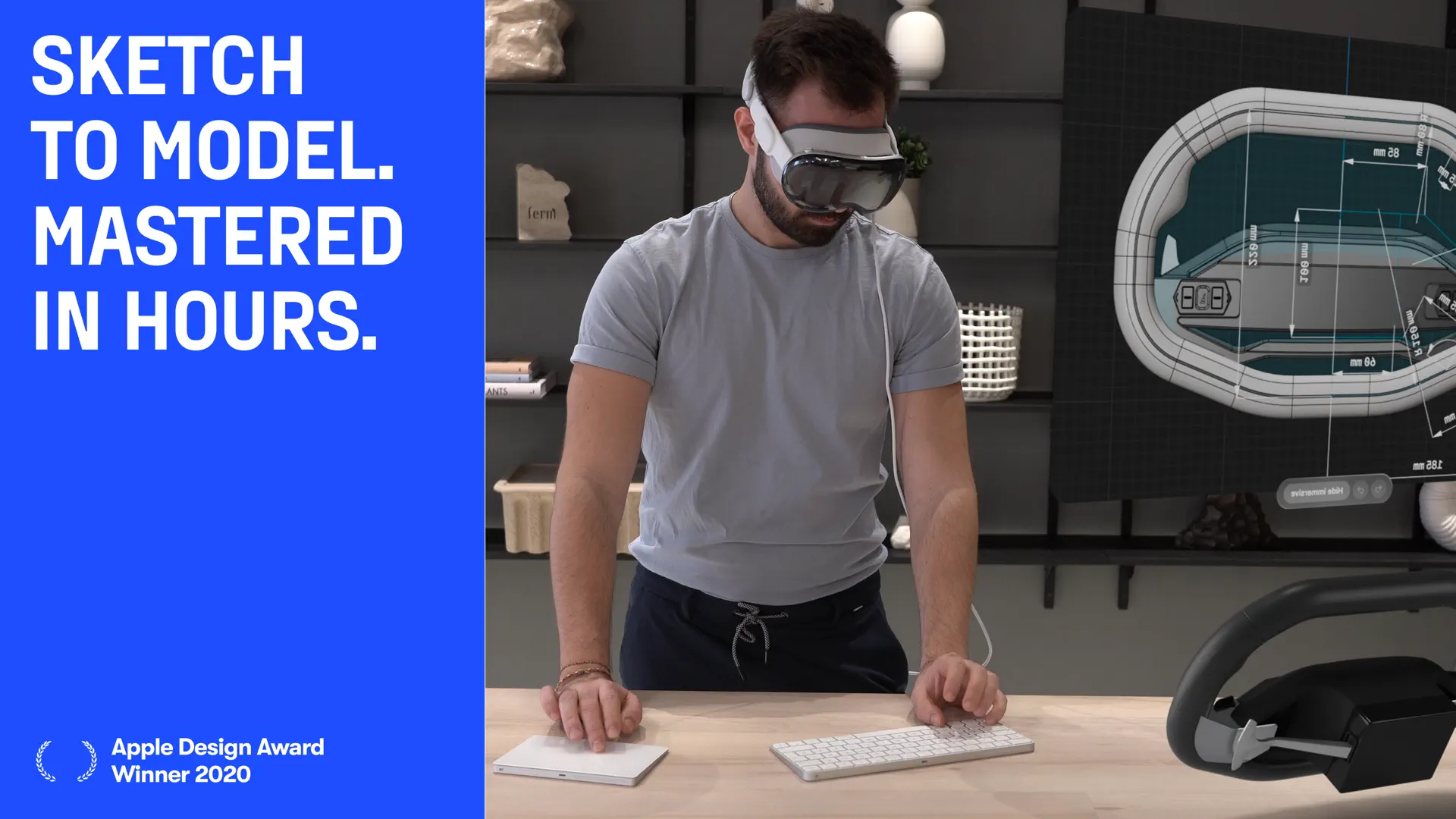 Shapr 3D CAD modeling screenshot