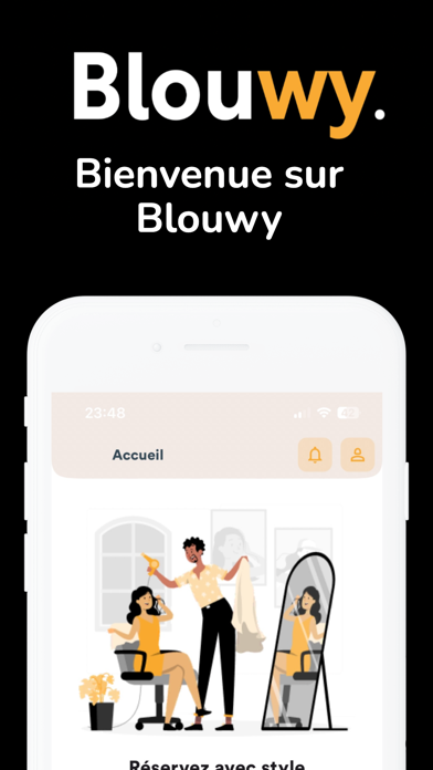 Screenshot #1 pour Blouwy: Rdv beauté Facile