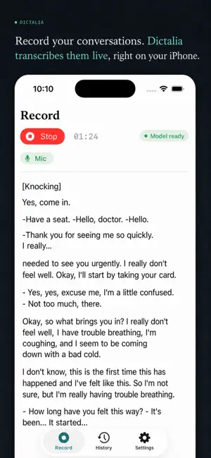 Dictalia Mobile screenshot 3