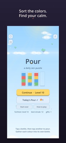 Pour — a daily zen puzzle screenshot 3