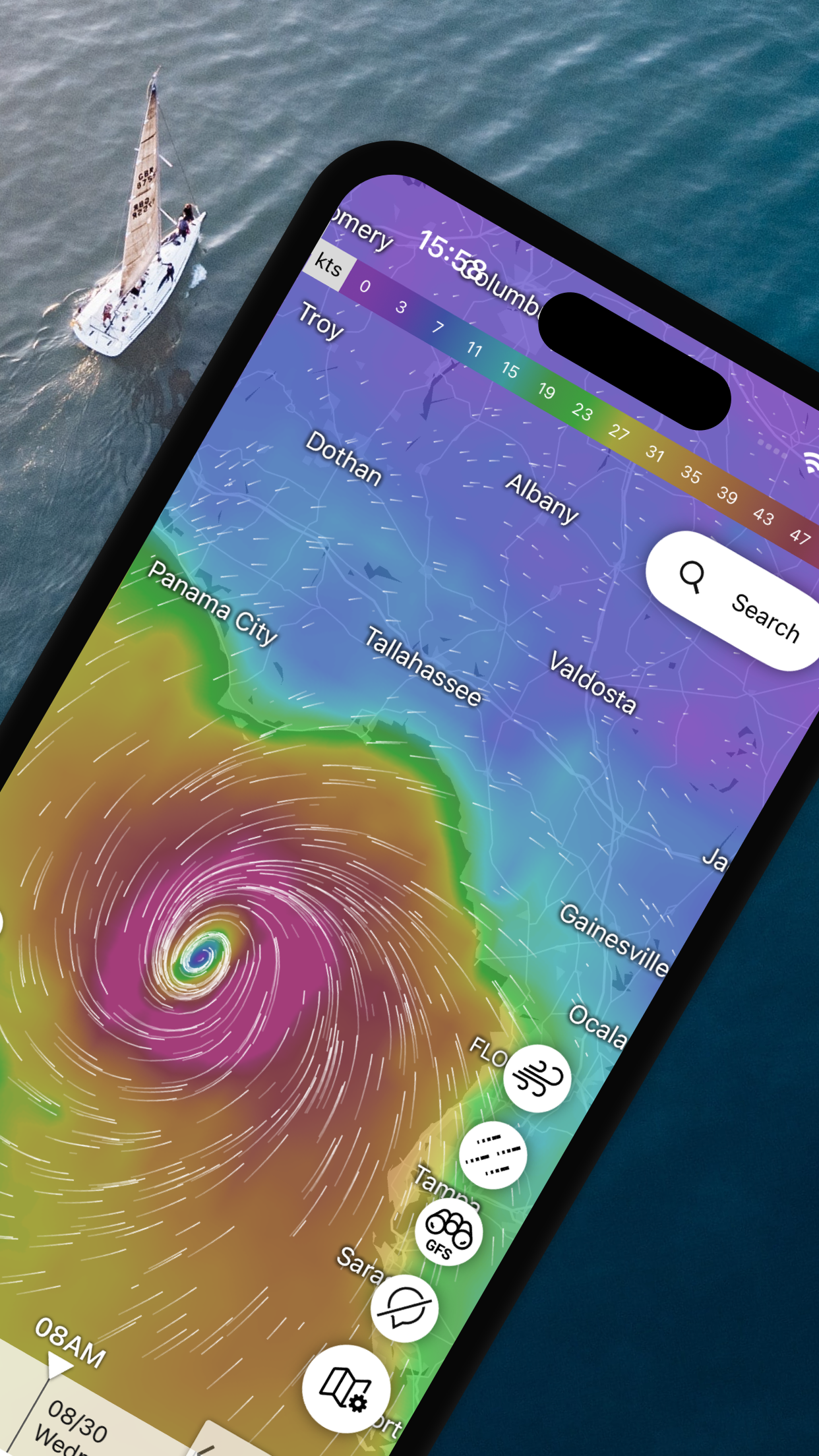 Windfinder: Wind & Weather map screenshot 2