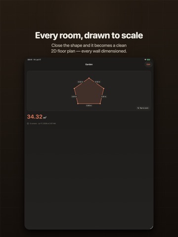 JustArea: Area Measure iPad screenshot