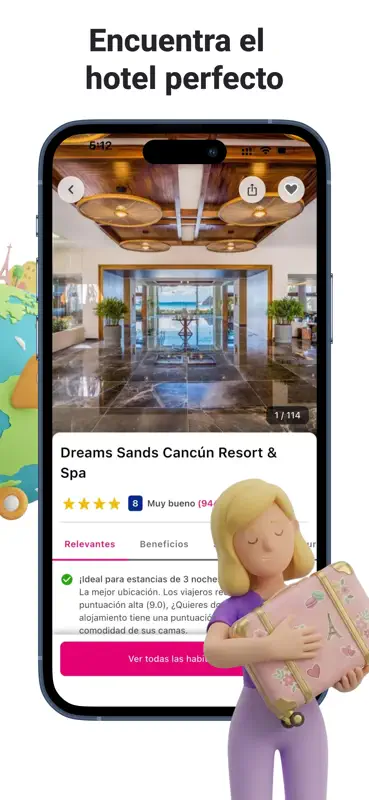 PriceTravel: Hoteles y Vuelos screenshot 2 of 8