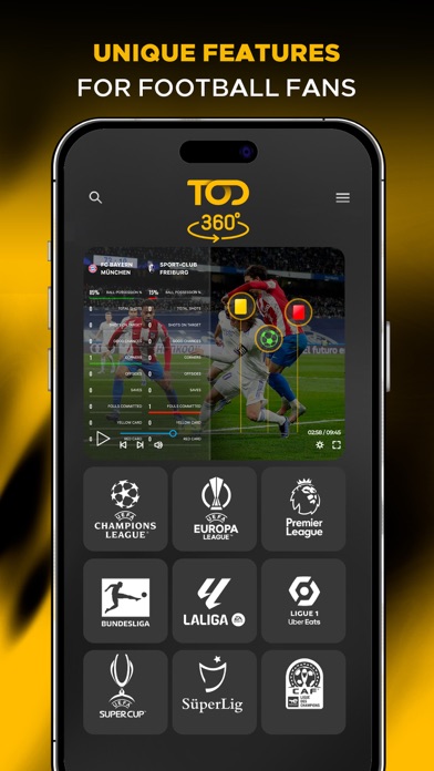 TOD - Watch Football & Movies Screenshot