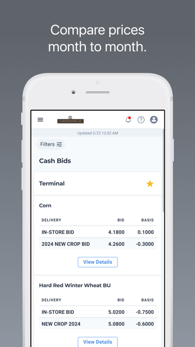 Cornerstone Ag, LLC Screenshot