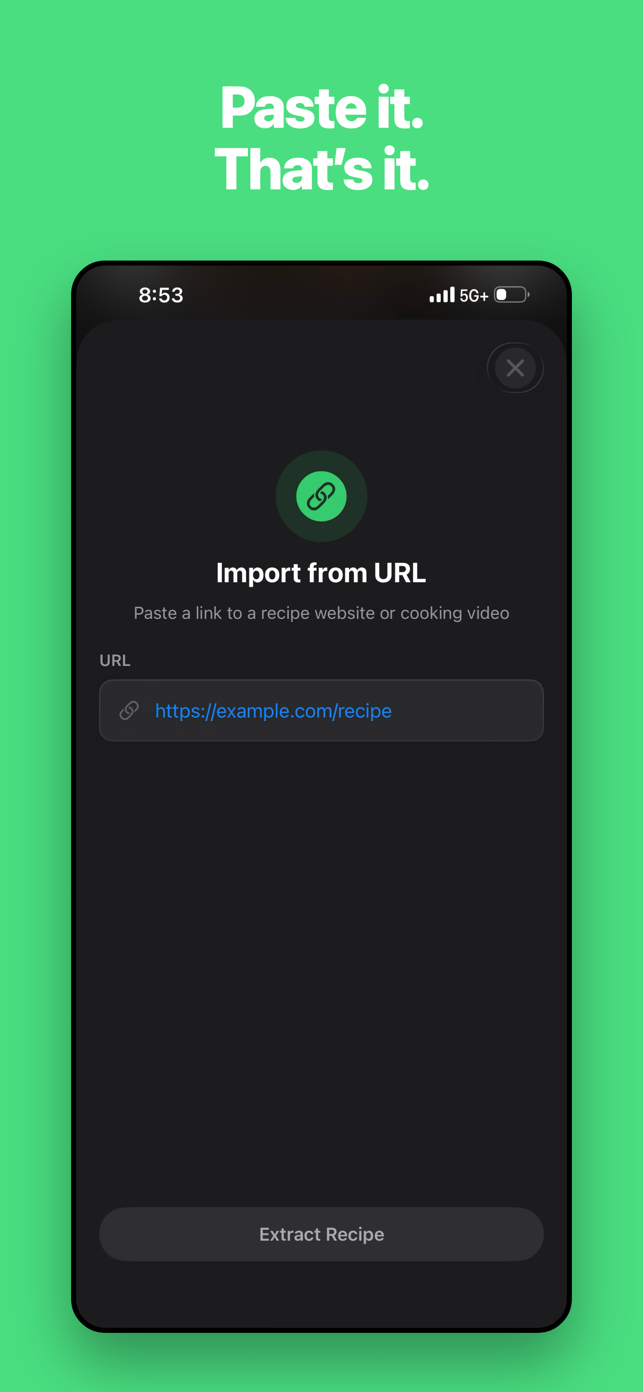 RecipeBeam: Recipe Import screenshot 2