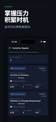 FootyFav Signals screenshot