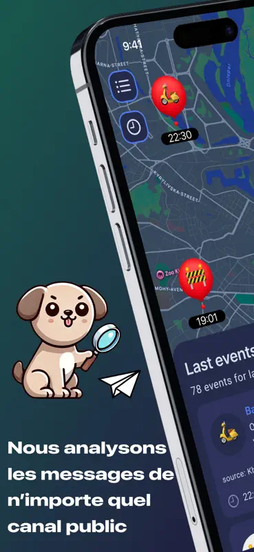 Map Alerts – Alertes Carte screenshot 2 of 4