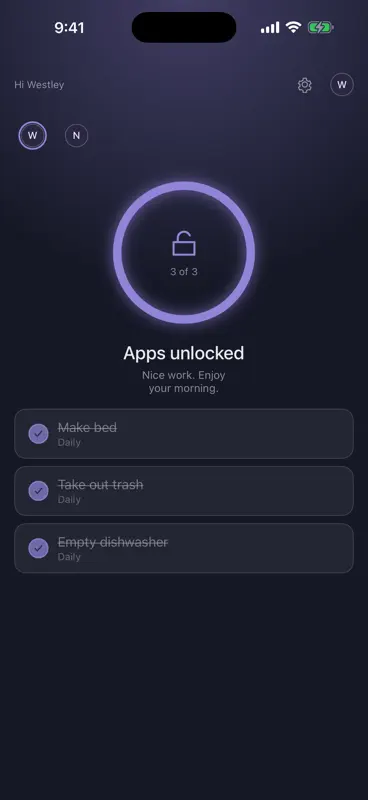 ChoreKey: Chores Unlock Phone screenshot 3 of 9