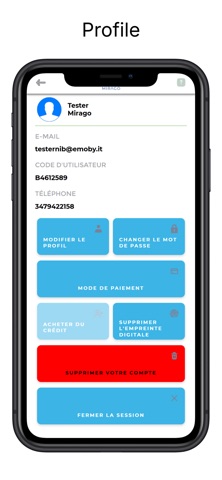 Mirago Service de vélopartage screenshot