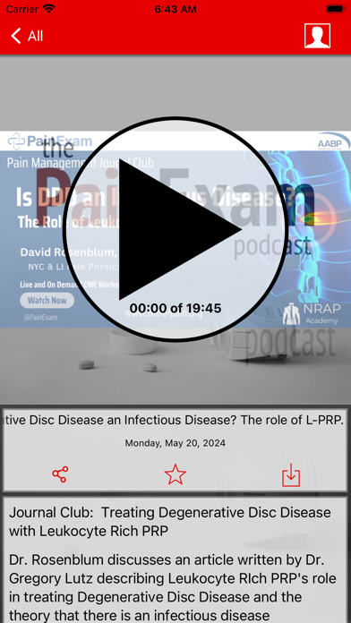The Pain Management Review Screenshot