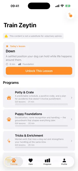Pawly: Dog Training screenshot 1
