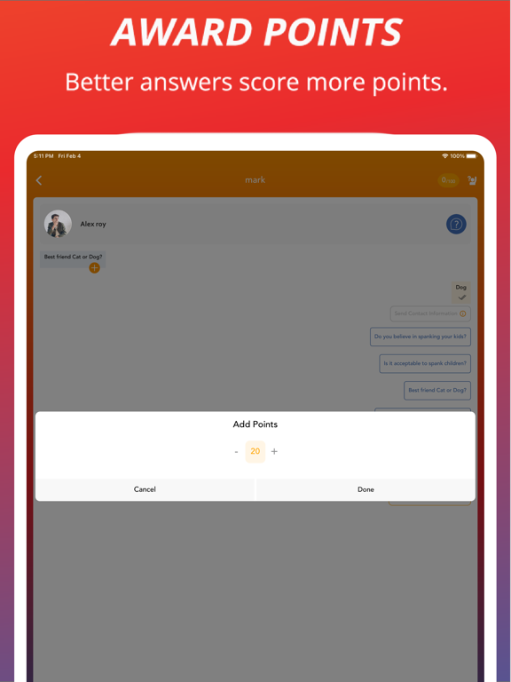 Question: Dating App iPad screenshot 8 - Social Networking app