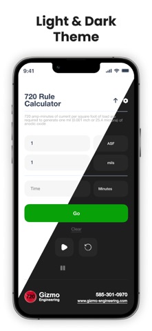 720 Rule Calculator screenshot