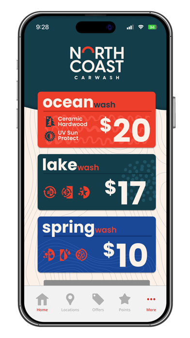 North Coast Car Washes Screenshot