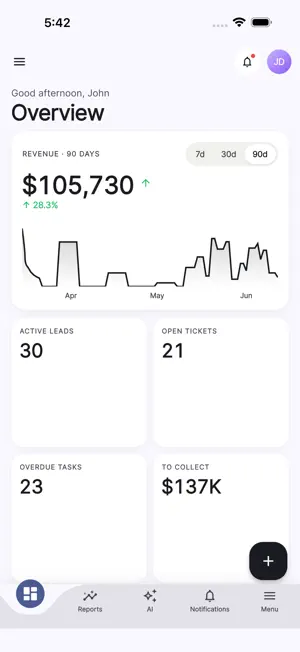 MobileHub - Perfex CRM screenshot 1