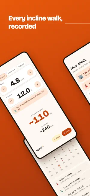 Uphill: Treadmill Tracker screenshot 1