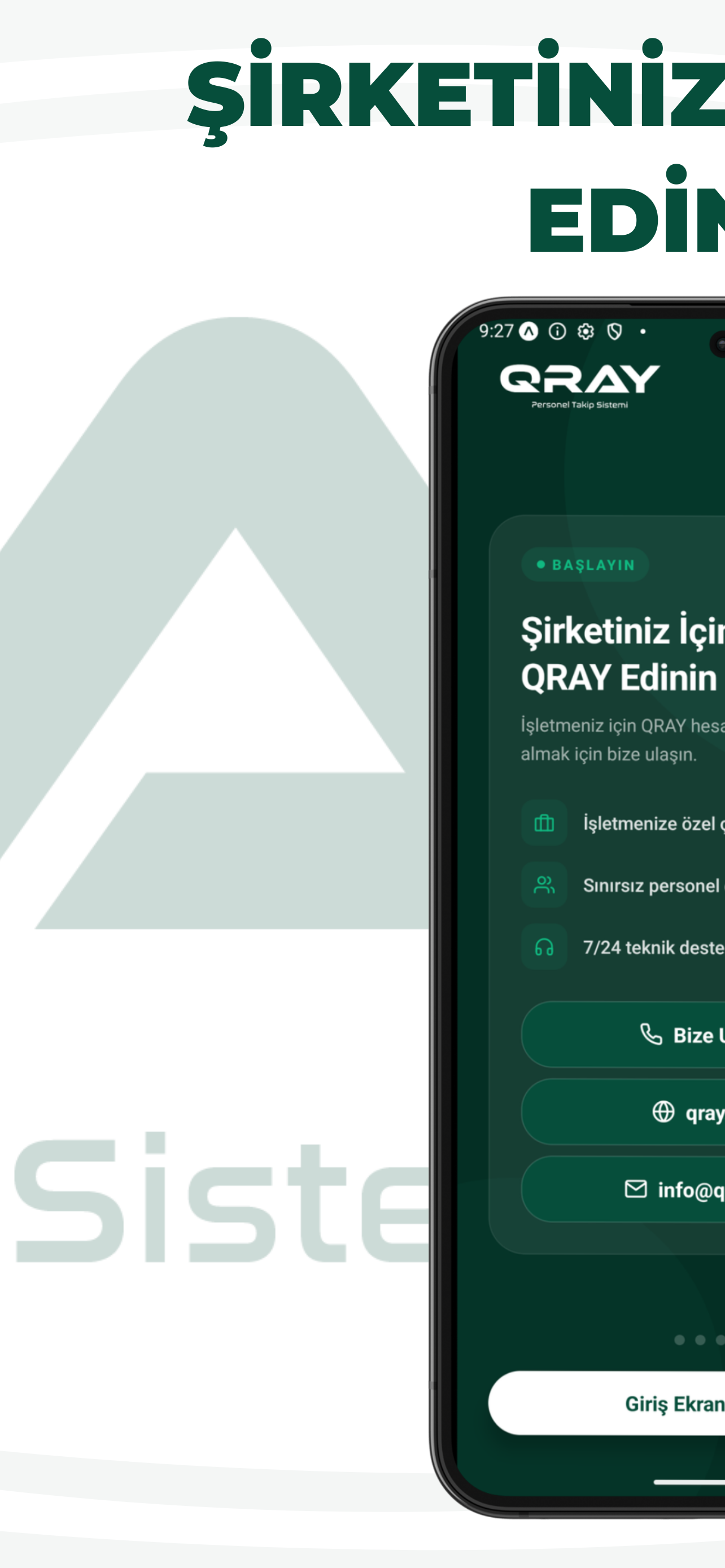 QRAY - Personel Takip Sistemi