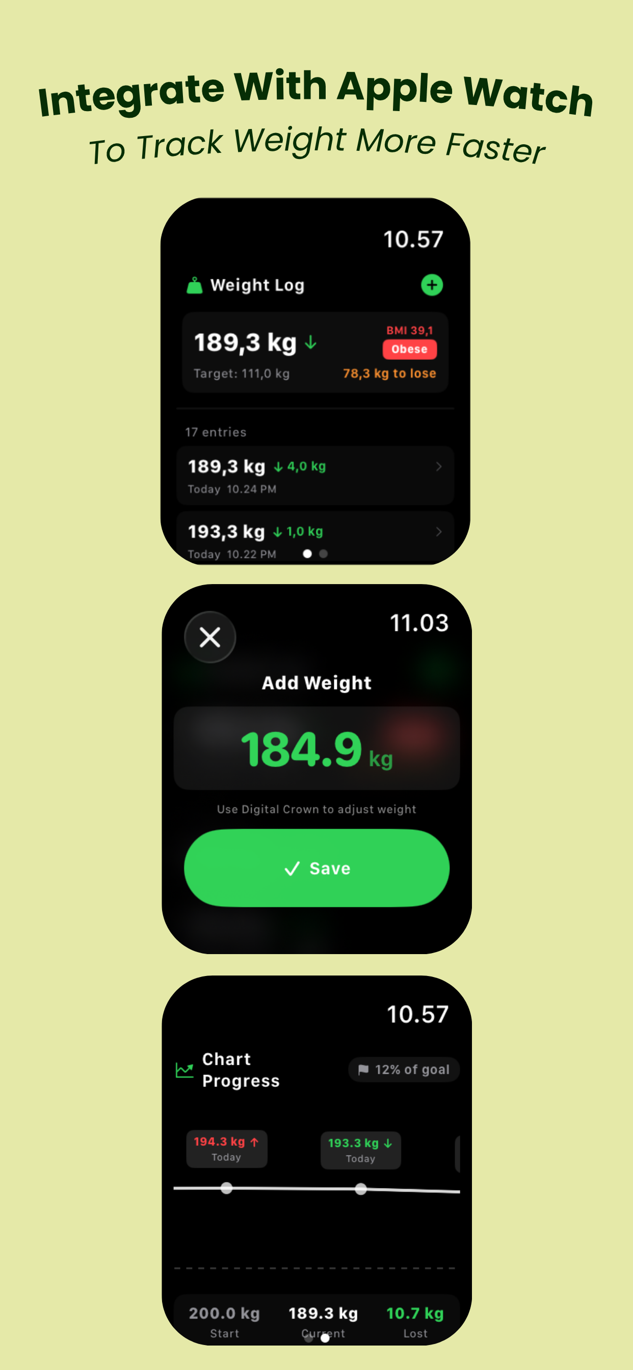 AI Weight Tracker - ScaleKit screenshot 3