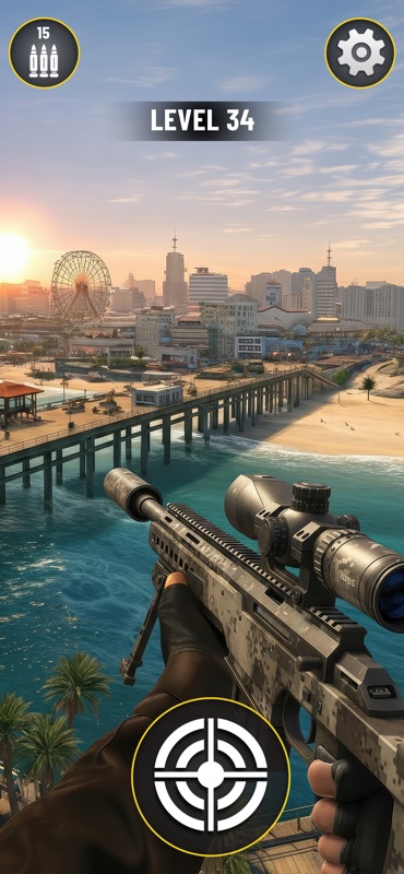 Sniper Shooting 3D screenshot 2