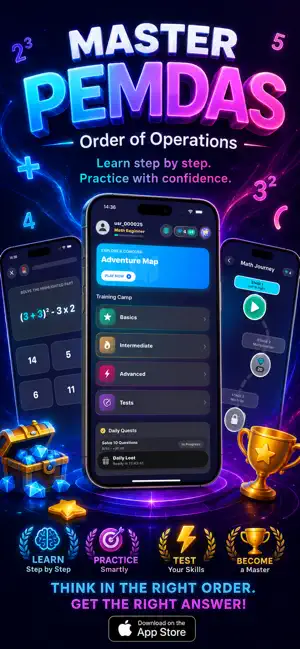 PEMDAS: Order of Operations screenshot 3