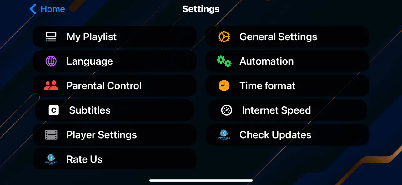 Screenshot #3 pour IPTV Smarter Player Plus