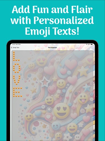 Text Repeater & Stylish Fonts iPad screenshot