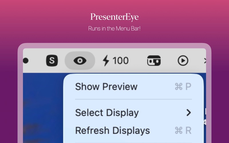 PresenterEye - Display Preview app screenshot