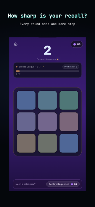 Imprint: Pattern Recall Screenshot 1 of 5
