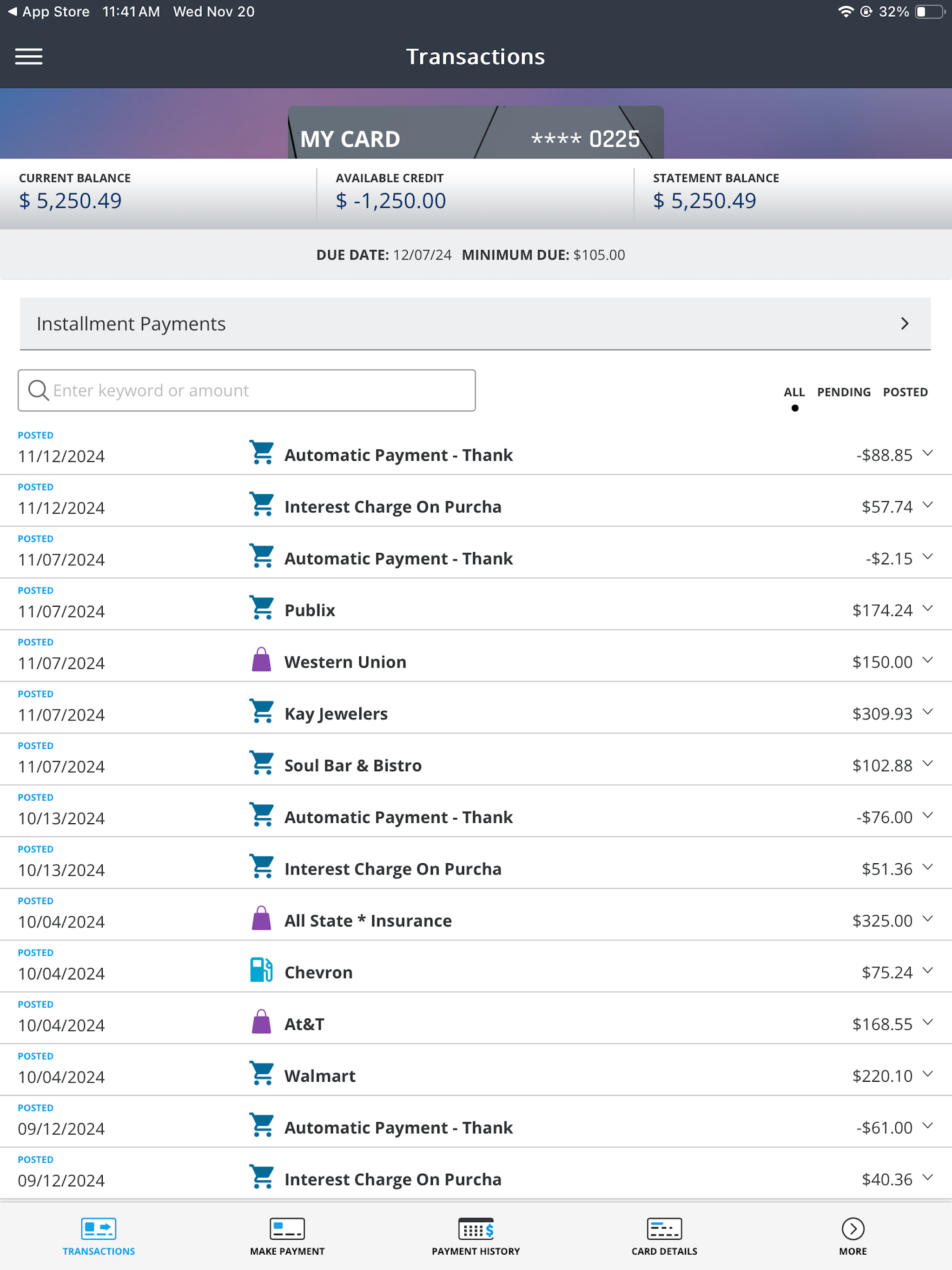 Financial First Card Manager