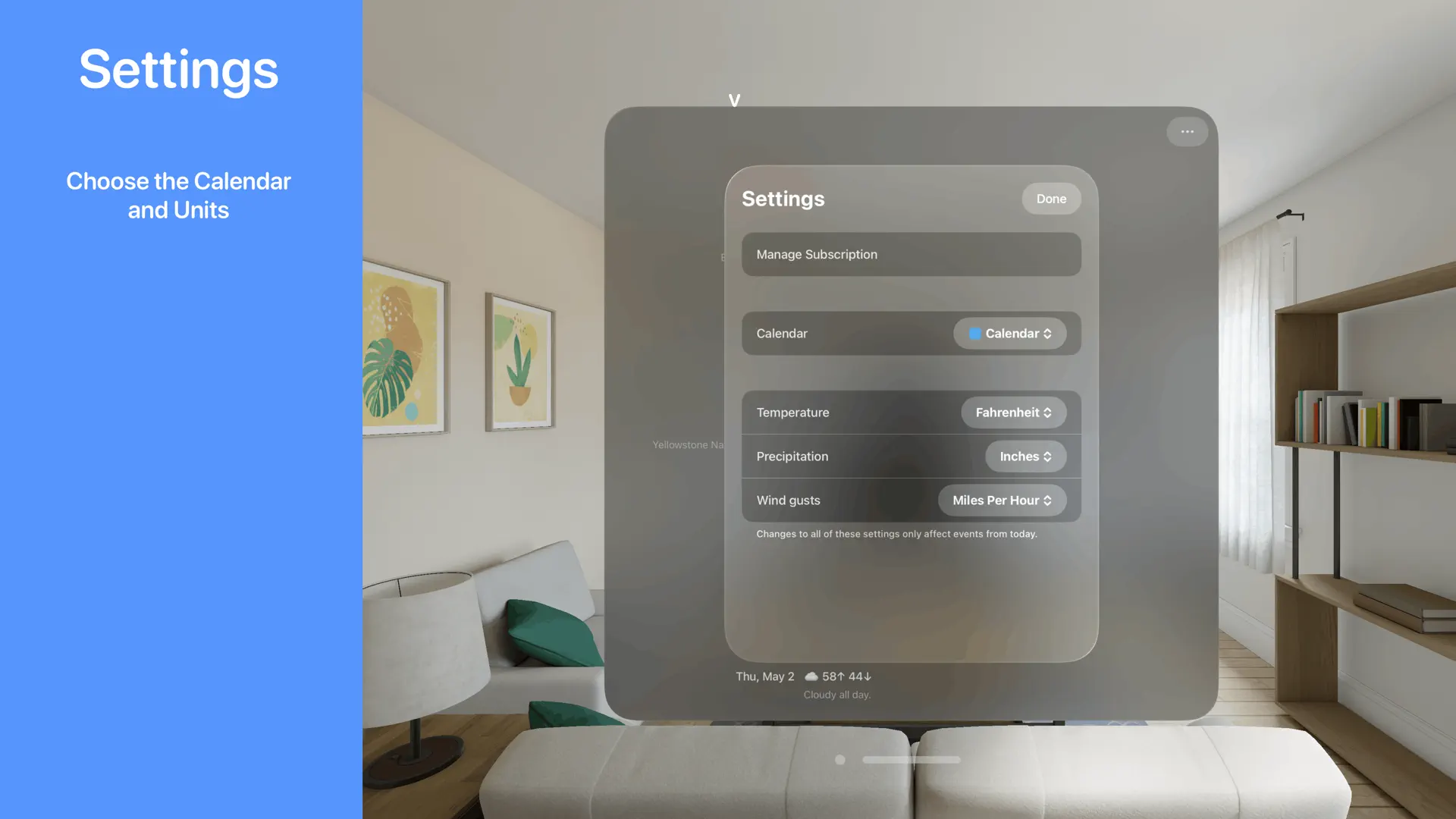 Weather Events - for Calendar screenshot 5