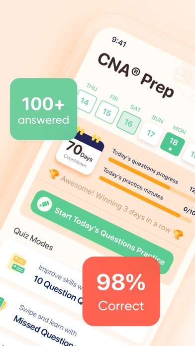 CNA Exam Prep 2025 Screenshot