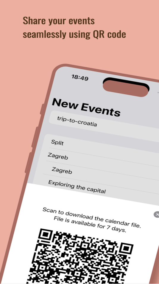#2. Calendarco: Event Scanner (iOS) By: Domagoj Bunoza