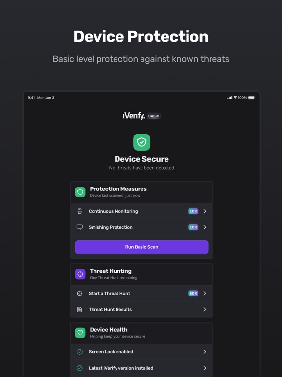 Screenshot #5 pour iVerify Basic