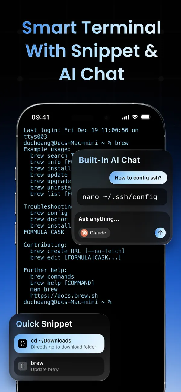 #1. Termify - AI SSH Terminal (iOS) Ved: Maple Labs Co., Ltd