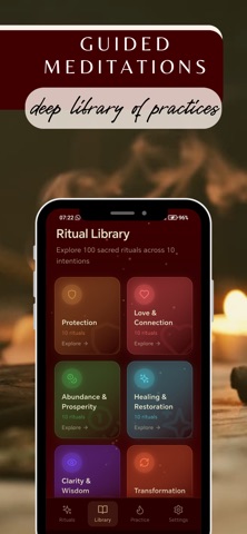 Hearth: Manifest & Meditation iPhone screenshot